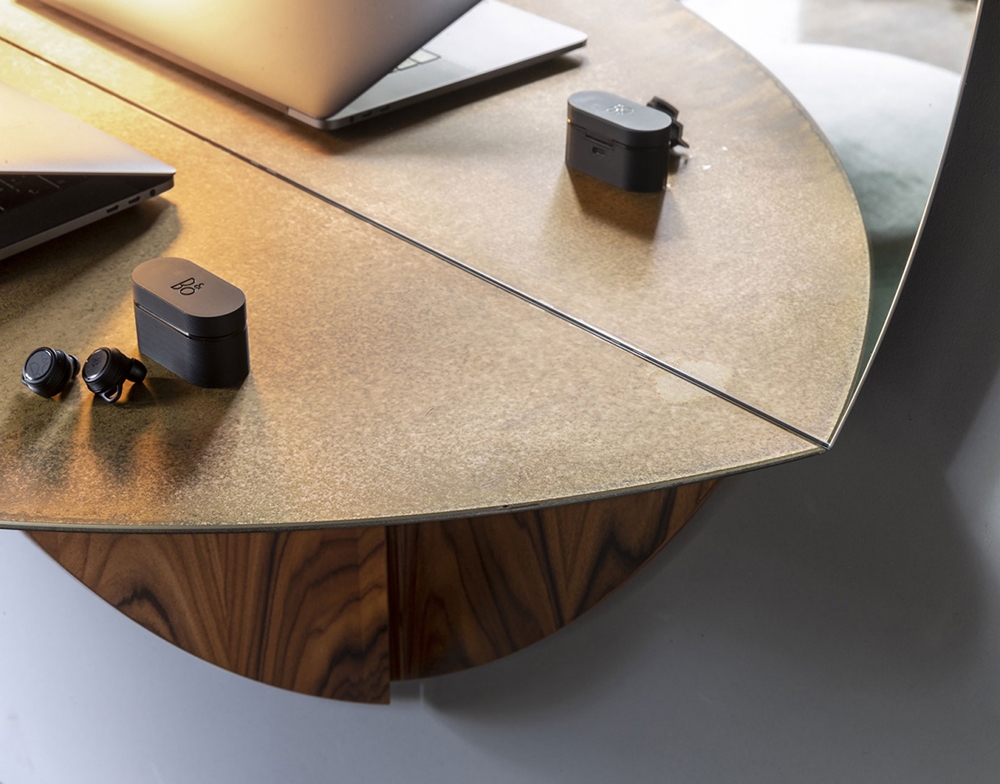 MOGG miroir mural ronde BRAME avec étagère