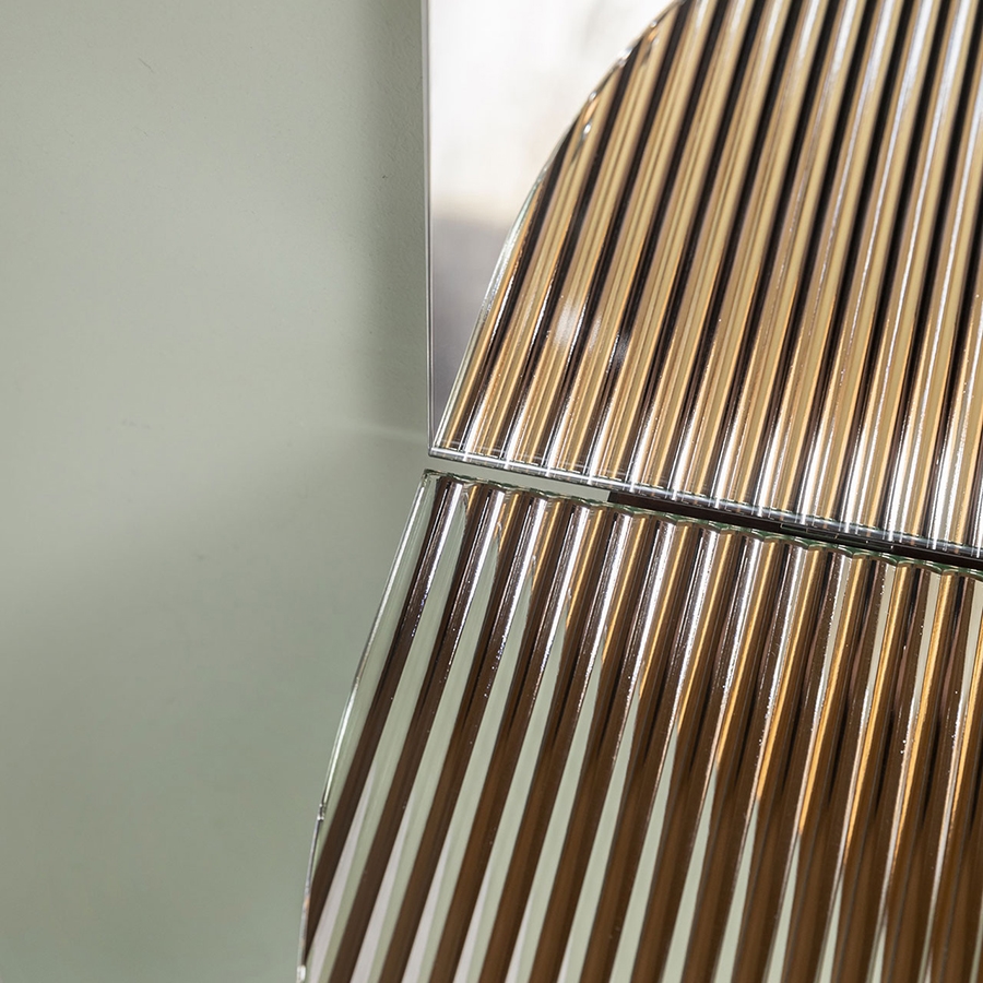 MOGG miroir mural ronde BRAME avec étagère