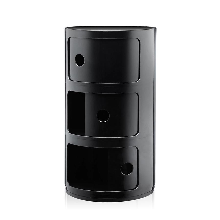 KARTELL table de chevet COMPONIBILI à trois éléments