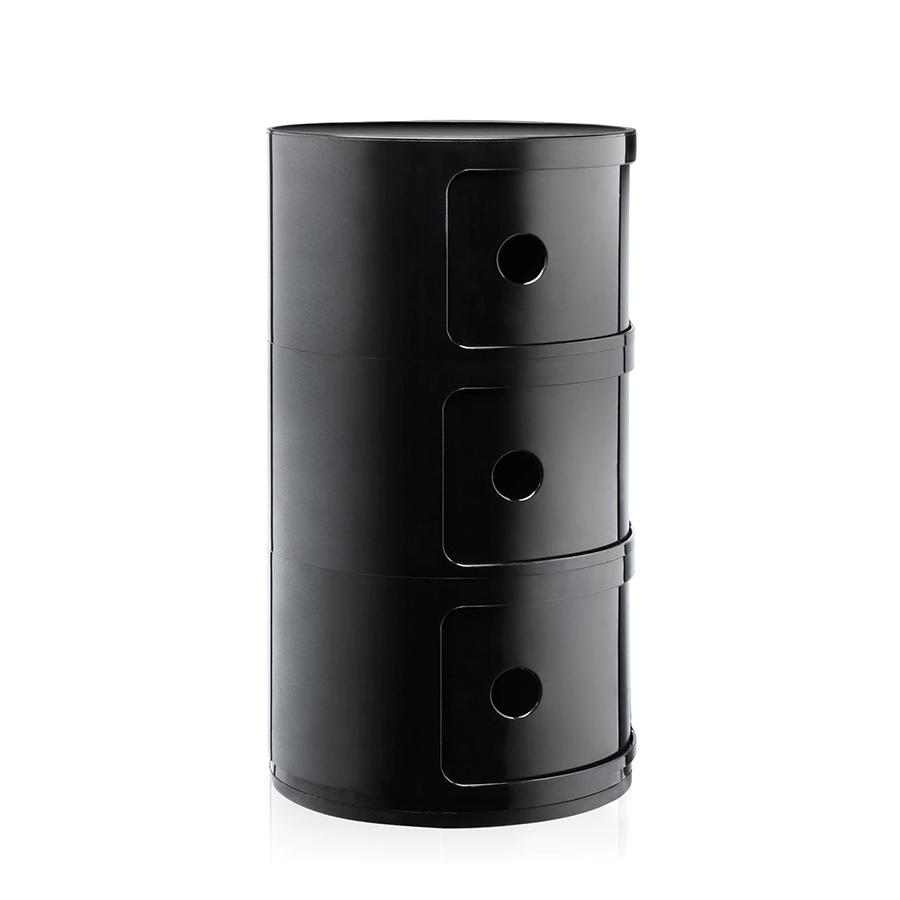 KARTELL table de chevet COMPONIBILI à trois éléments