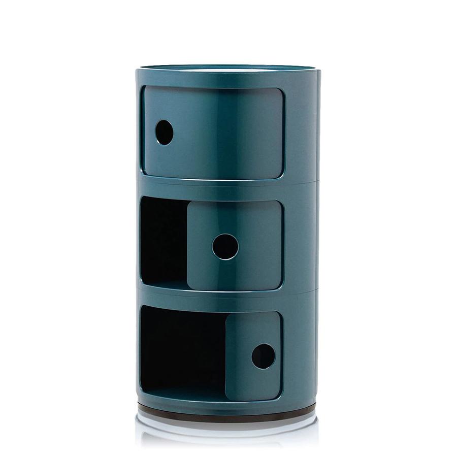 KARTELL table de chevet COMPONIBILI à trois éléments