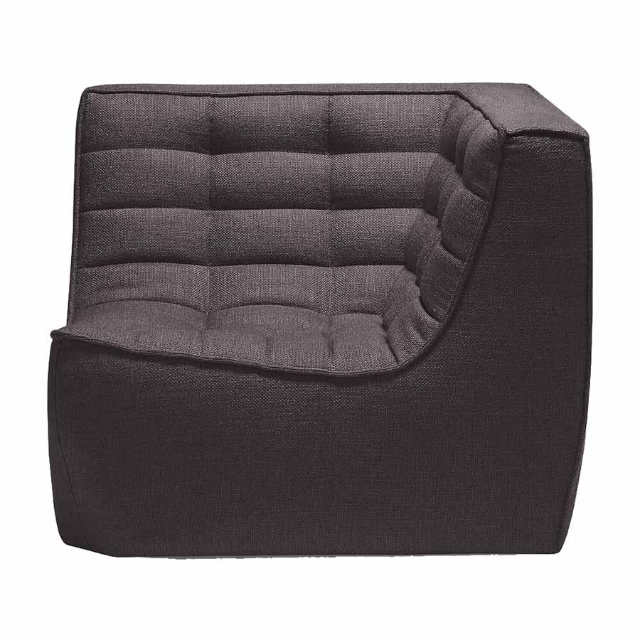 ETHNICRAFT canapé modulaire d'angle carré N701 90°