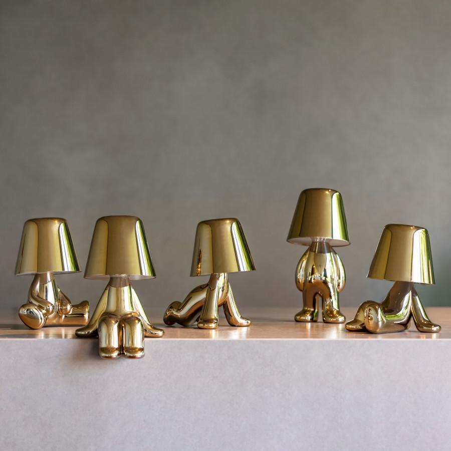 QEEBOO set de 5 lampes de table GOLDEN BROTHERS