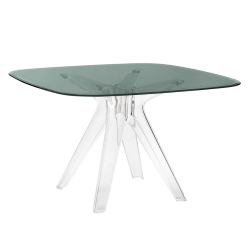 KARTELL table SIR GIO avec plateau carré