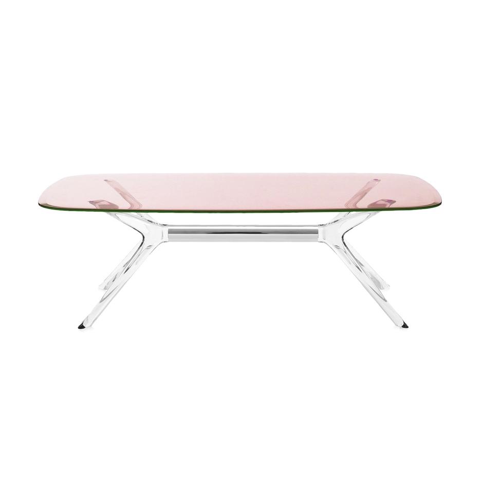 KARTELL table basse BLAST avec plateau rectangulaire