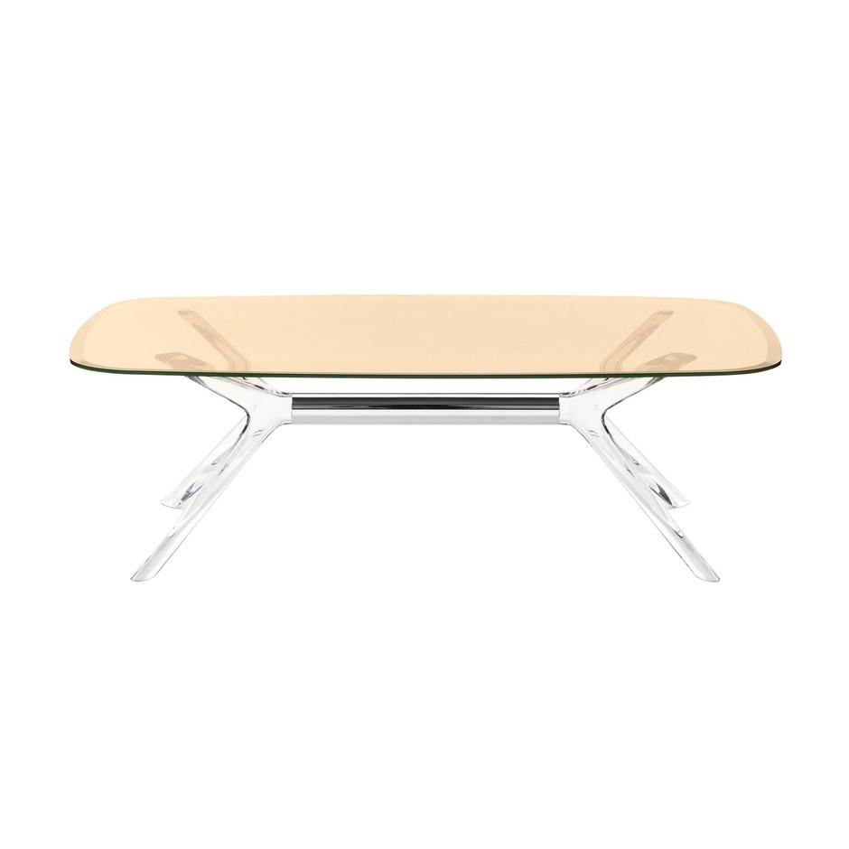 KARTELL table basse BLAST avec plateau rectangulaire