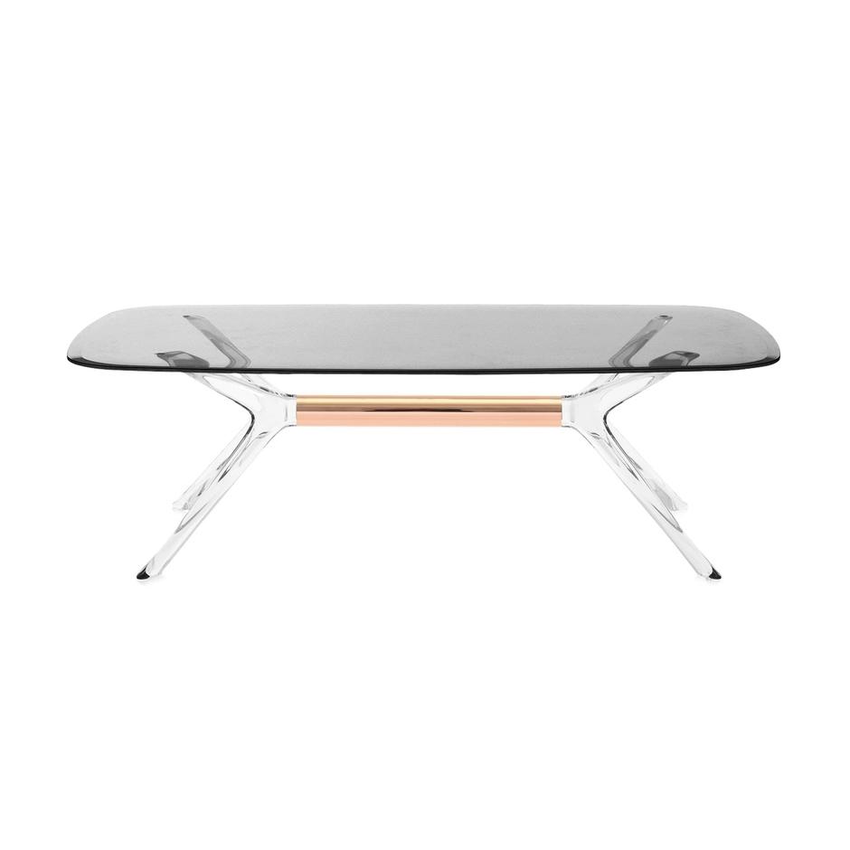 KARTELL table basse BLAST avec plateau rectangulaire