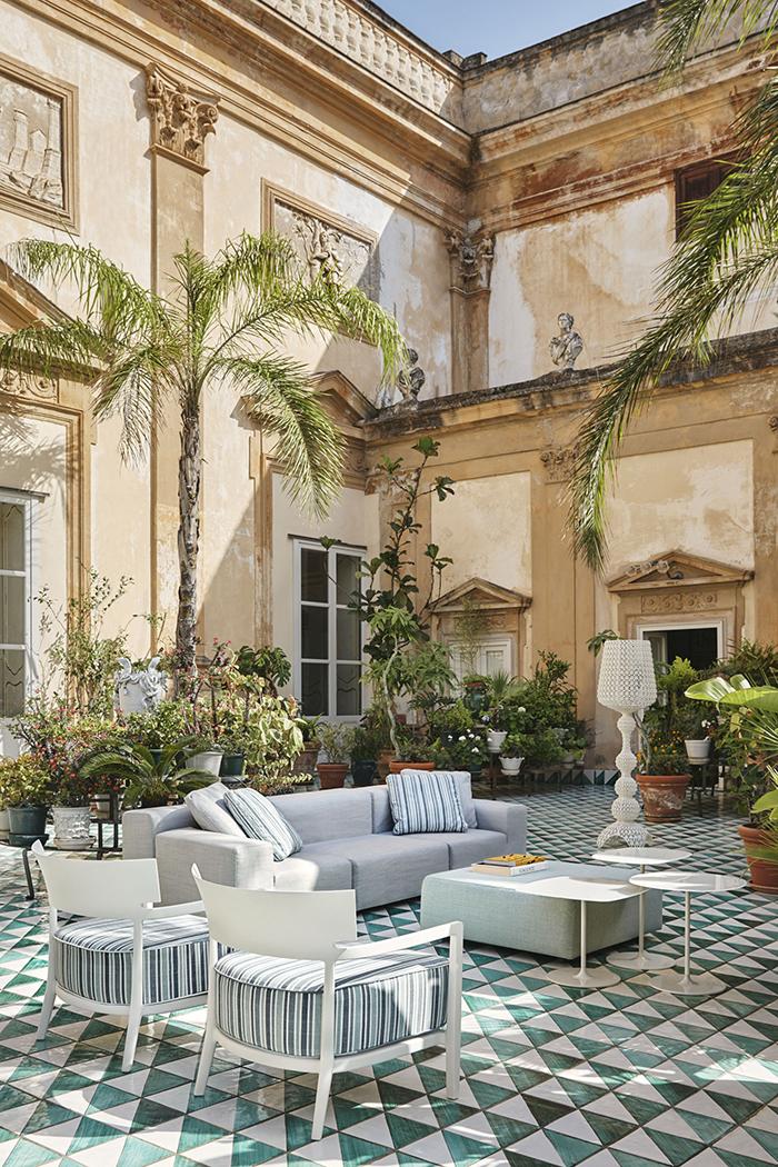 KARTELL fauteuil pour l'éxterieur CARA OUTDOOR MAT