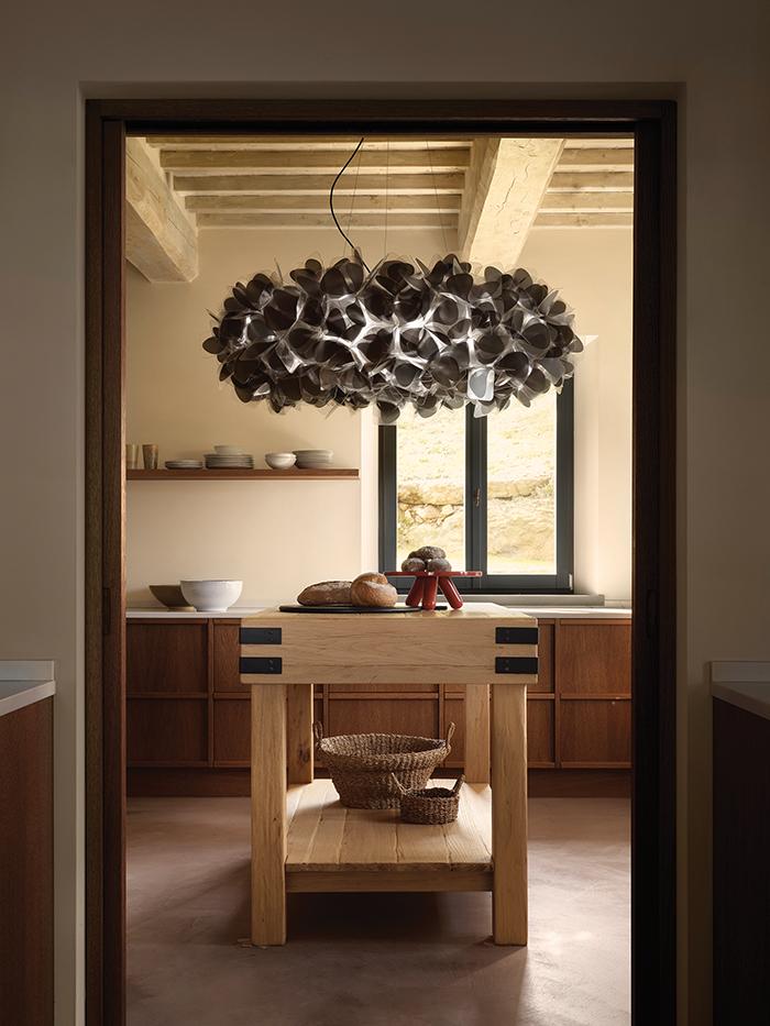 SLAMP lampe à suspension CLIZIA XL MAMA NON MAMA BLACK