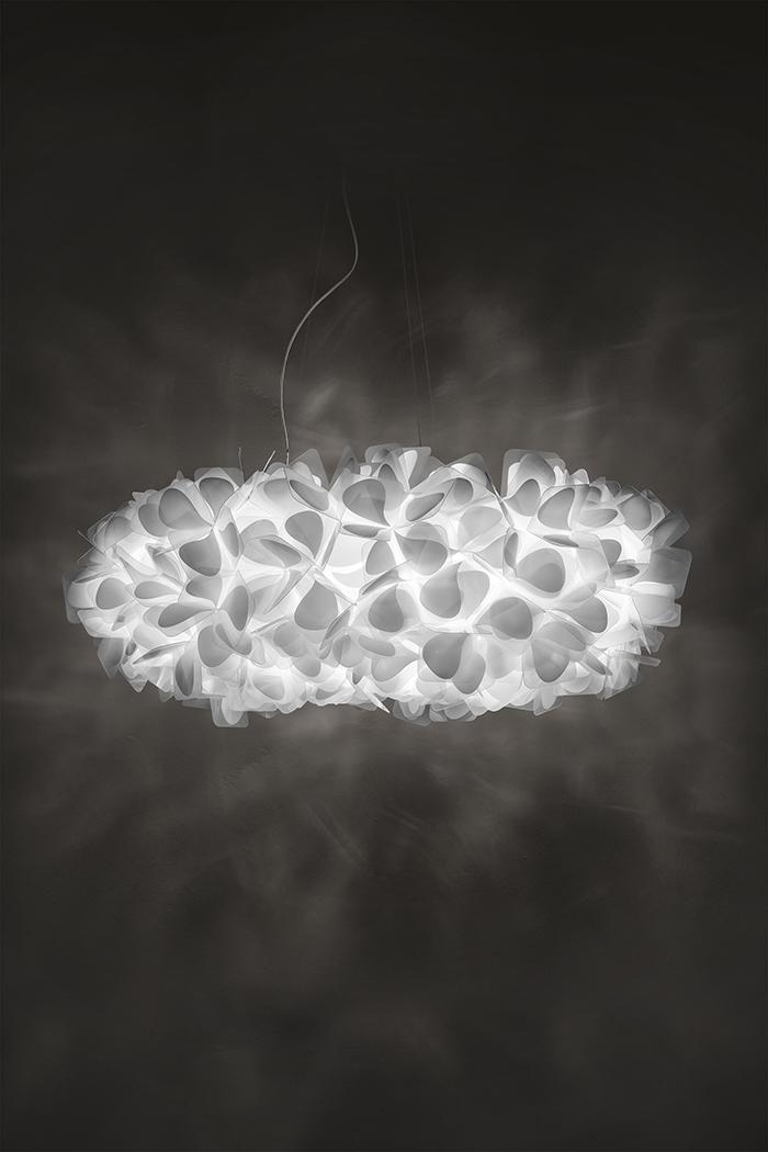 SLAMP lampe à suspension CLIZIA XL MAMA NON MAMA WHITE