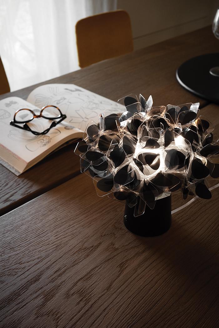 SLAMP lampe de table CLIZIA TABLE ON/OFF MAMA NON MAMA BLACK