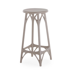 KARTELL set de 2 tabourets A.I. STOOL LIGHT H 65 cm