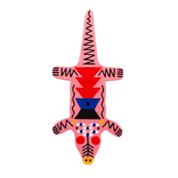 QEEBOO tapis OGGIAN CROCOPINK