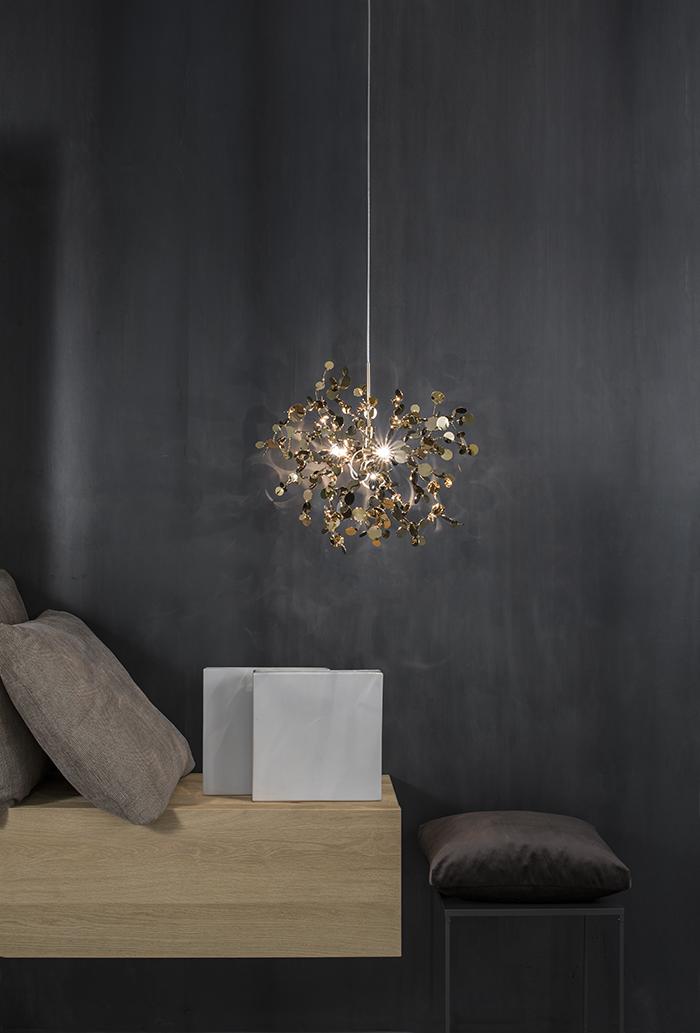 TERZANI lampe à suspension ARGENT Ø 40 cm