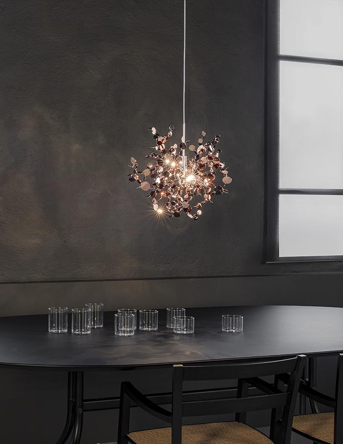 TERZANI lampe à suspension ARGENT Ø 40 cm