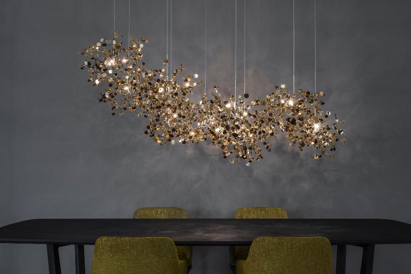 TERZANI lampe à suspension ARGENT Ø 40 cm