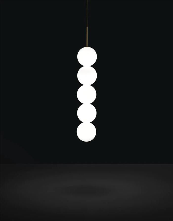 TERZANI lampe à suspension ABACUS 5 sphères dimmer DALI