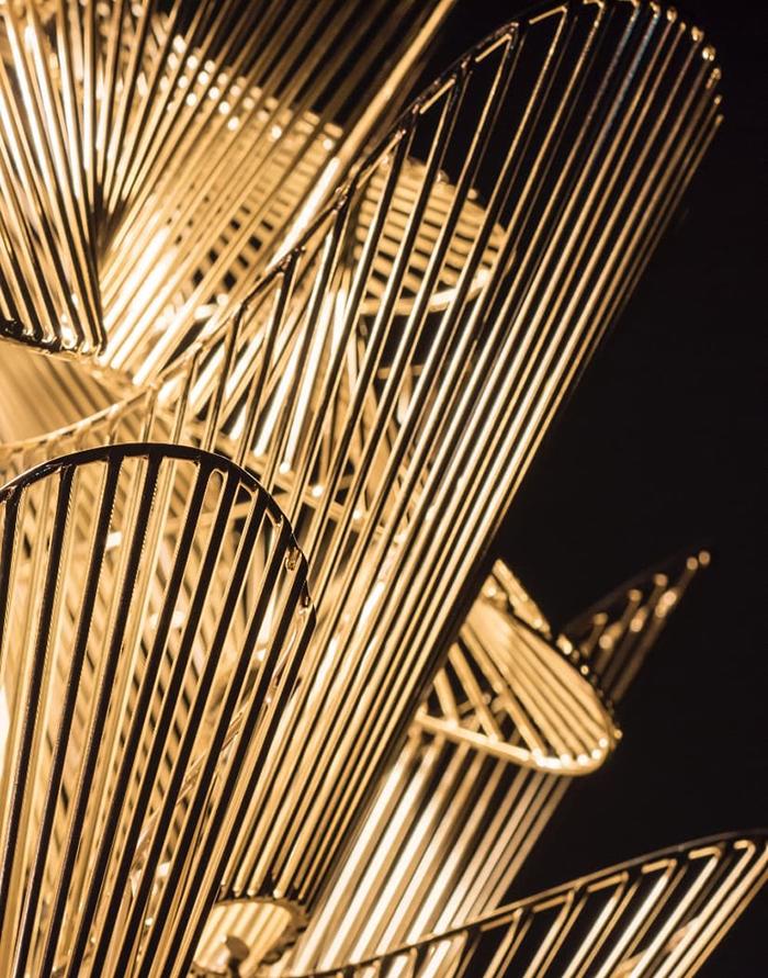 TERZANI lampe à suspension MOIRÉ