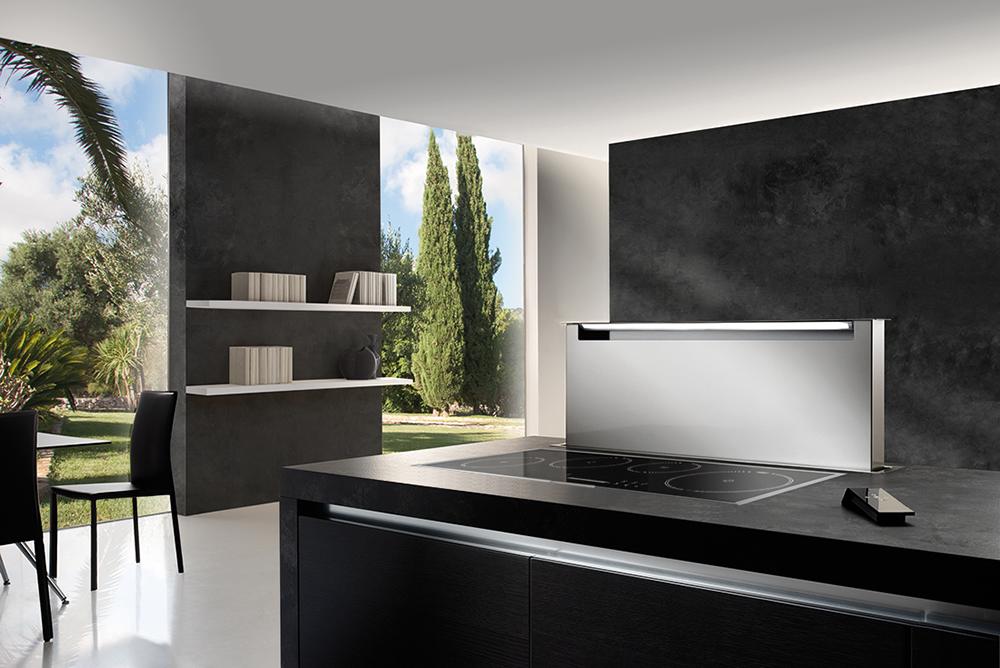 AIRONE hotte de plaque de cuisson downdraft MOZART avec moteur AMD - Amoble  Design