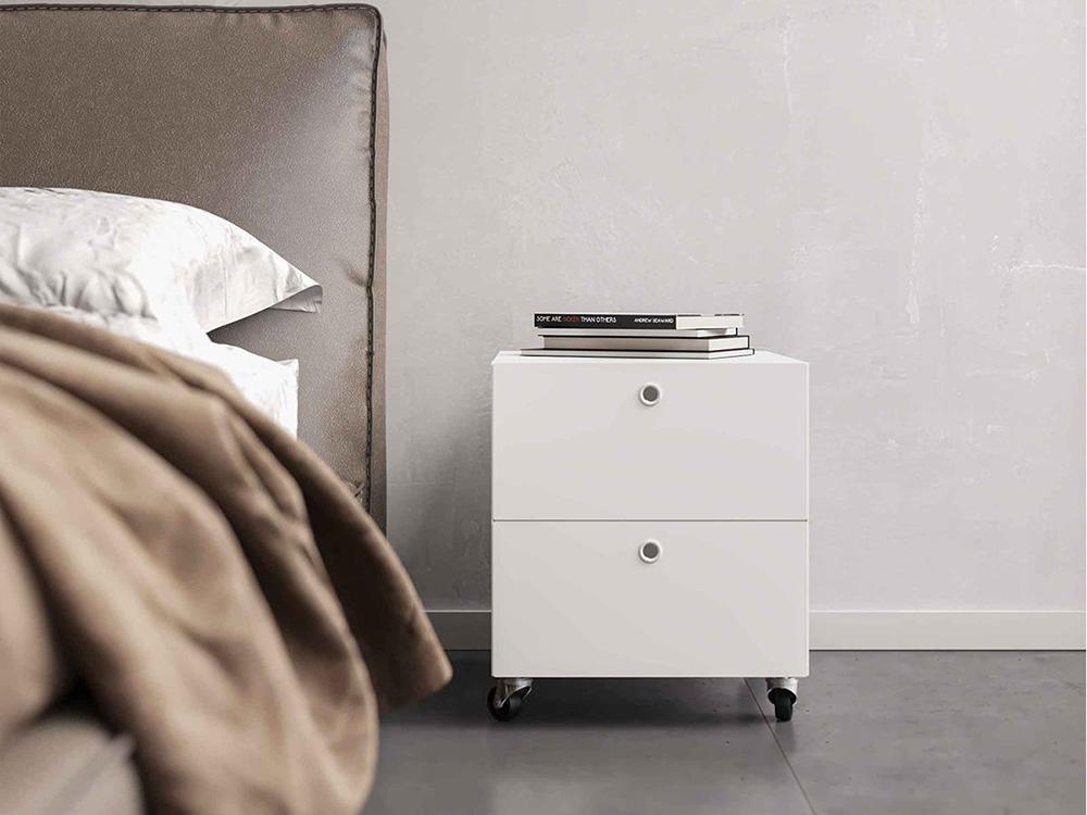 KRIPTONITE meuble à tiroirs sur roulettes 2 tiroirs L 40 cm