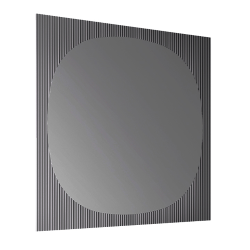 TONELLI miroir murale BANDS 100 x 100 cm