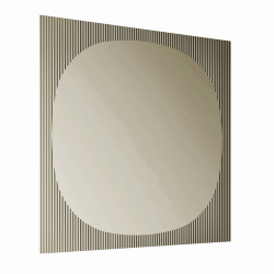 TONELLI miroir murale BANDS 100 x 100 cm