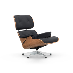 VITRA fauteuil cuir noir EAMES LOUNGE CHAIR nouvelles dimensions