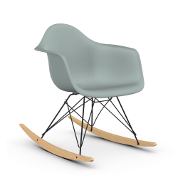 VITRA RAR fauteuil à bascule Eames Plastic Armchair base basic dark et érable doré