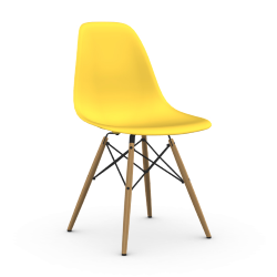 VITRA chaise avec base en cendre miel Eames Plastic Side Chair DSW NOUVELLES DIMENSIONS