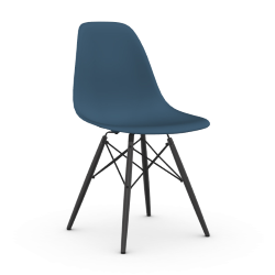 VITRA chaise avec base en érable noir Eames Plastic Side Chair DSW NOUVELLES DIMENSIONS