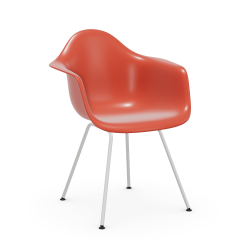 VITRA chaise fauteuil avec base blanche Eames Plastic Armchair DAX NOUVELLES DIMENSIONS