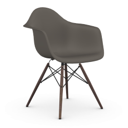 VITRA chaise avec base en érable foncé Eames Plastic Armchair DAW NOUVELLES DIMENSIONS