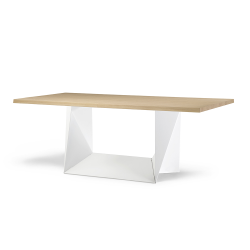 ALMA DESIGN table avec la base blanche CLINT