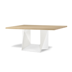 ALMA DESIGN table avec la base blanche CLINT