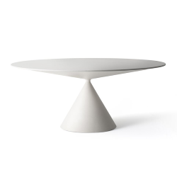 DESALTO table ronde pour l'extérieur CLAY OUTDOOR Ø 120 cm