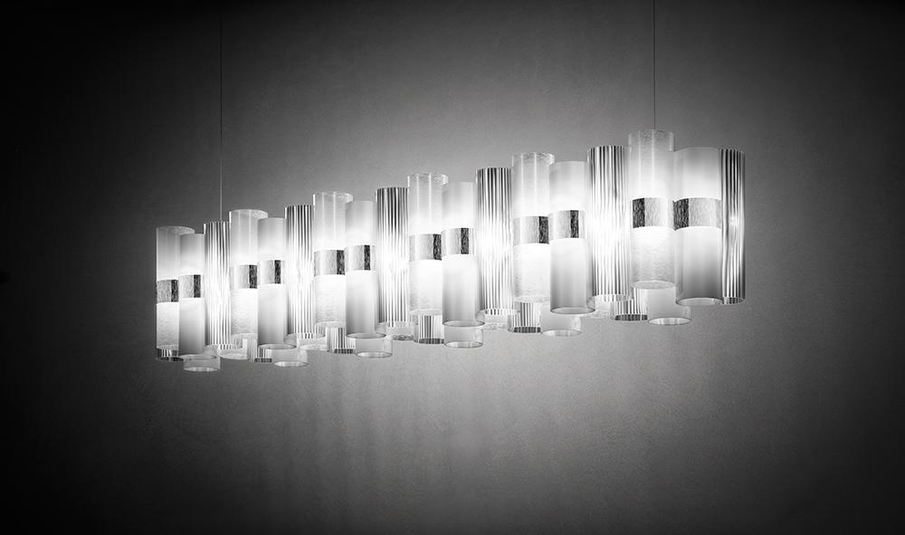 SLAMP lampe à suspension LA LOLLO LINEAR XL