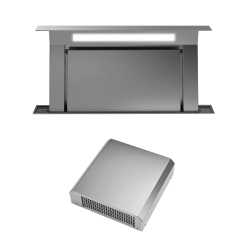 FALMEC hotte plan de travail aspirante DOWNDRAFT avec moteur externe 1000 m3/h INOX 120 cm