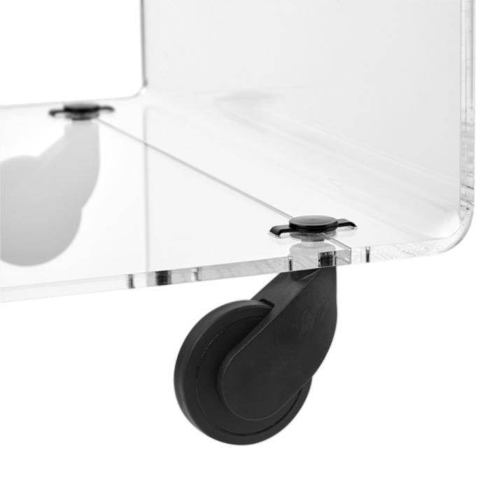 EMPORIUM table basse avec roulettes ANDY