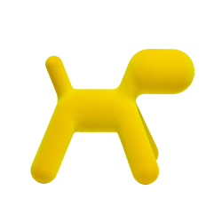 MAGIS chaise pour enfants chien abstrait PUPPY MEDIUM VELVET