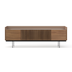 PUNT MOBLES buffet meuble STOCKHOLM avec 4 portes STH403 avec la base H 29 cm