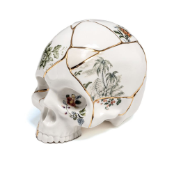 SELETTI crâne humain SKULL KINTSUGI