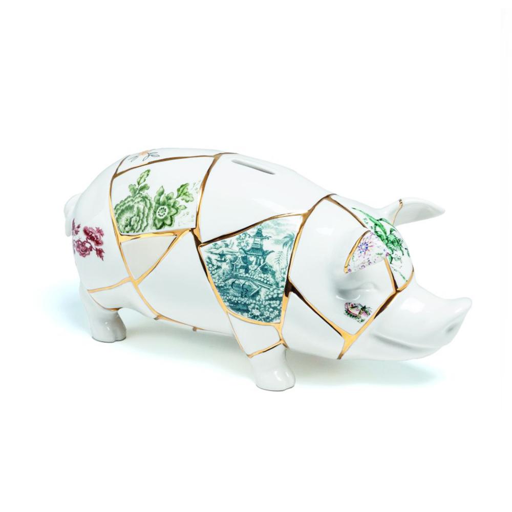 SELETTI tirelire PIGGY BANK KINTSUGI