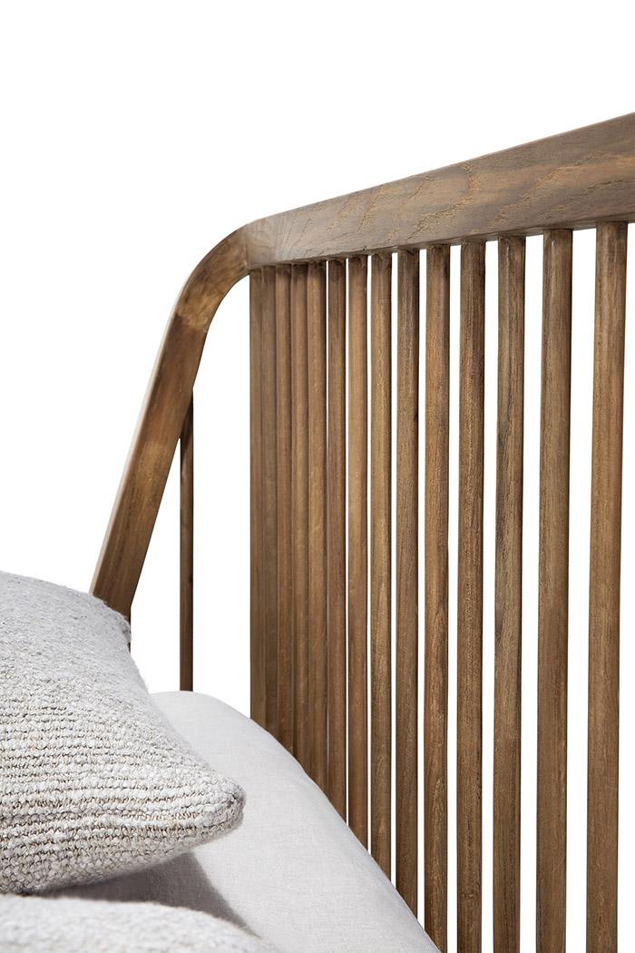 ETHNICRAFT lit SPINDLE pour matelas de 180x200 cm