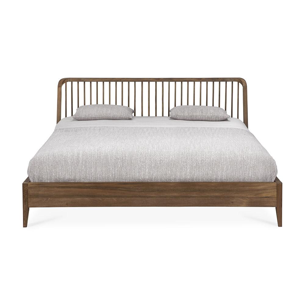 ETHNICRAFT lit SPINDLE pour matelas de 180x200 cm