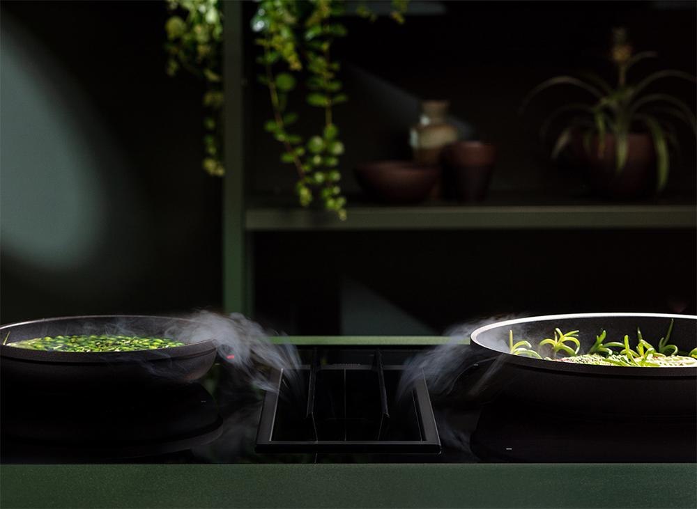 FALMEC plaque de cuisson à induction avec hotte filtrante QUANTUM PRO EASY