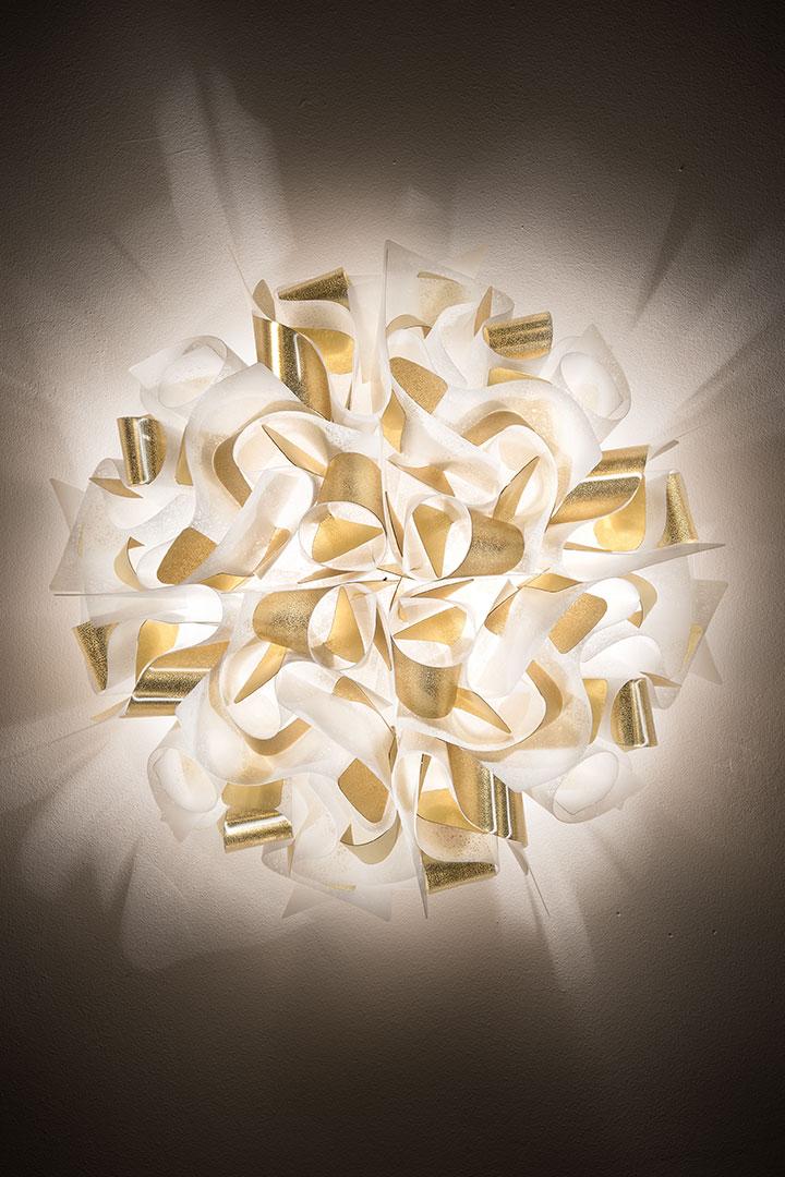 SLAMP lampe murale applique lampe au plafond plafonnier VELI AUREA