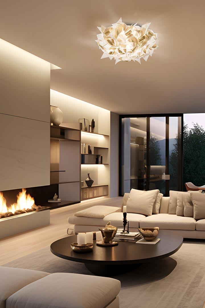 SLAMP lampe murale applique lampe au plafond plafonnier VELI AUREA