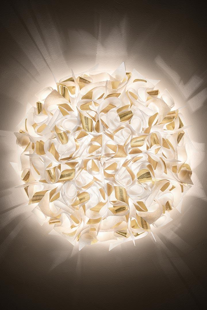 SLAMP lampe murale applique lampe au plafond plafonnier VELI LARGE AUREA