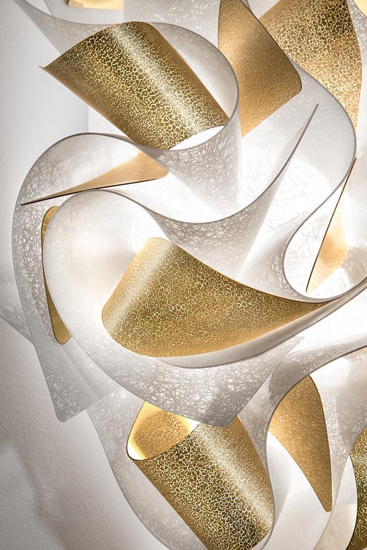 SLAMP lampe murale applique lampe au plafond plafonnier VELI LARGE AUREA