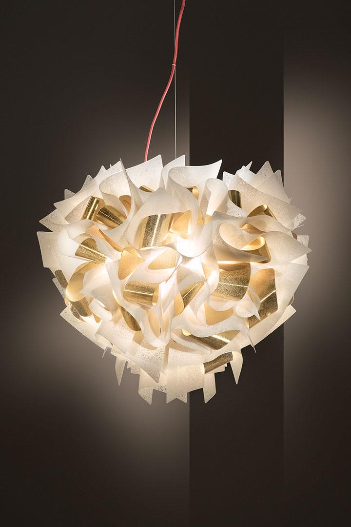 SLAMP lampe à suspension VELI SUSPENSION AUREA